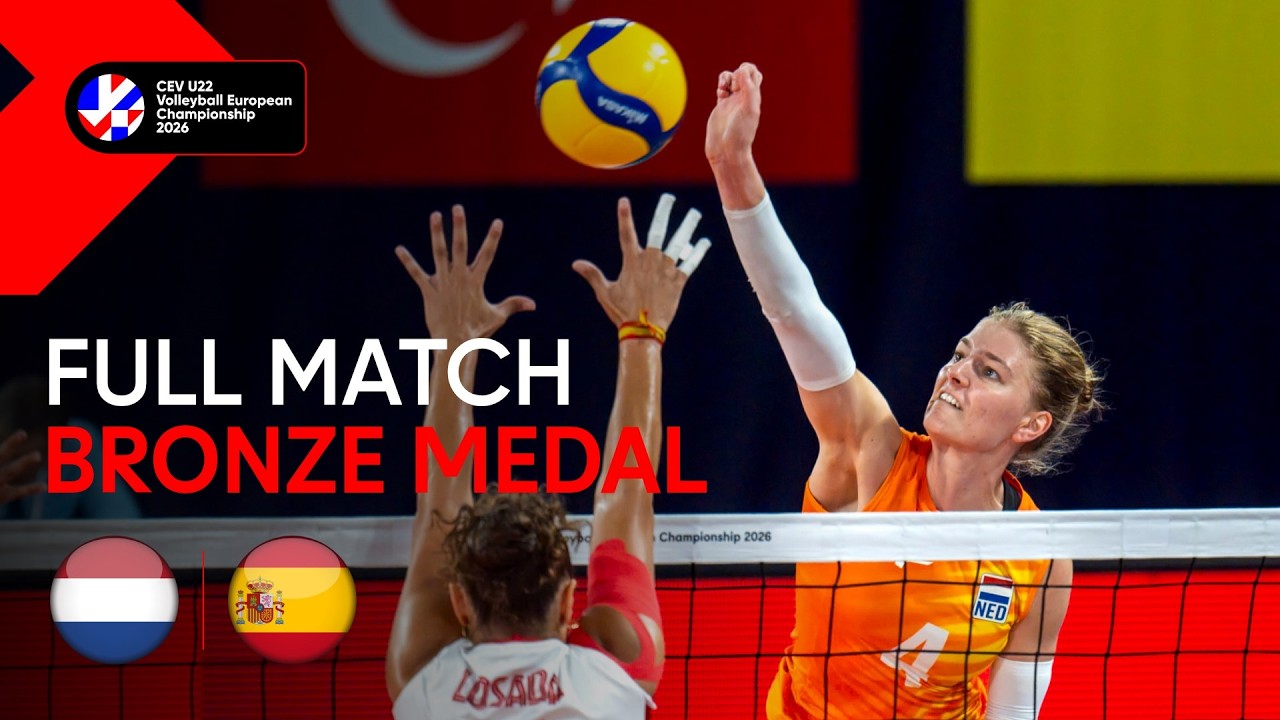 Full Match | The Netherlands vs. Spain | CEV U22 Volleyball European Championship 2026 | Women