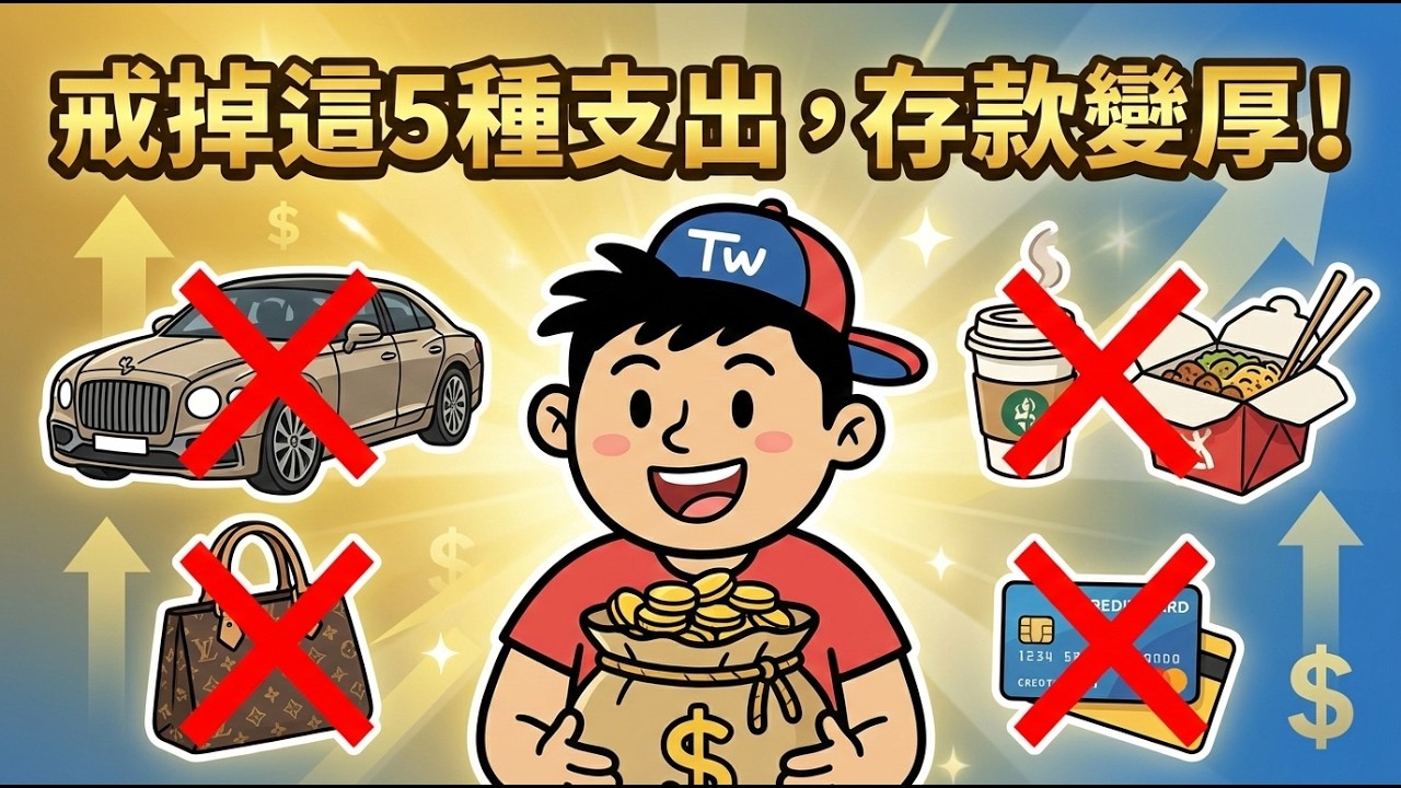 我用5年存到200萬的秘密：這5個花錢習慣，正在偷走你的未來