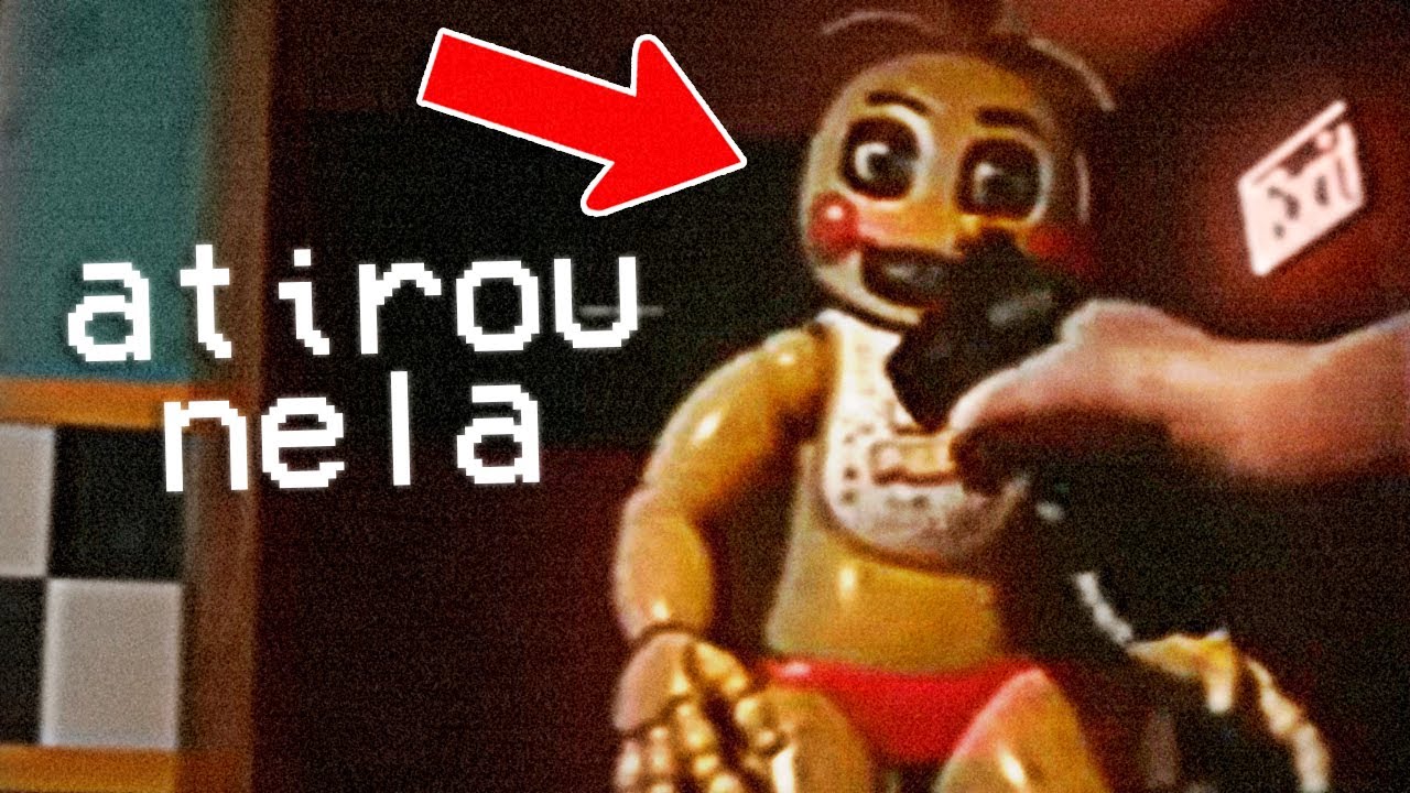A FNAF VHS TAPE que o GUARDA METE BALA nos ANIMATRONICS..