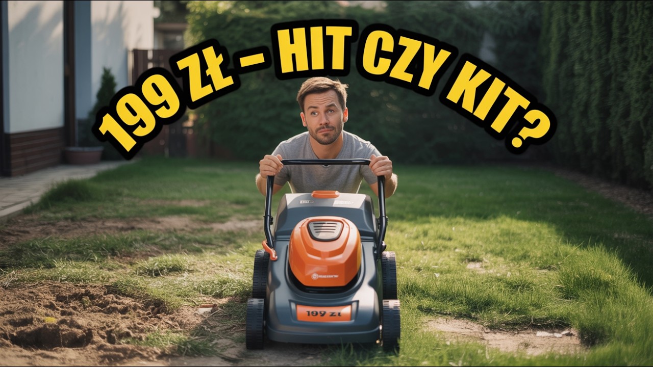 Najtańsza kosiarka elektryczna za 199 zł – HIT czy KIT? Test Handy YK1002 z OBI