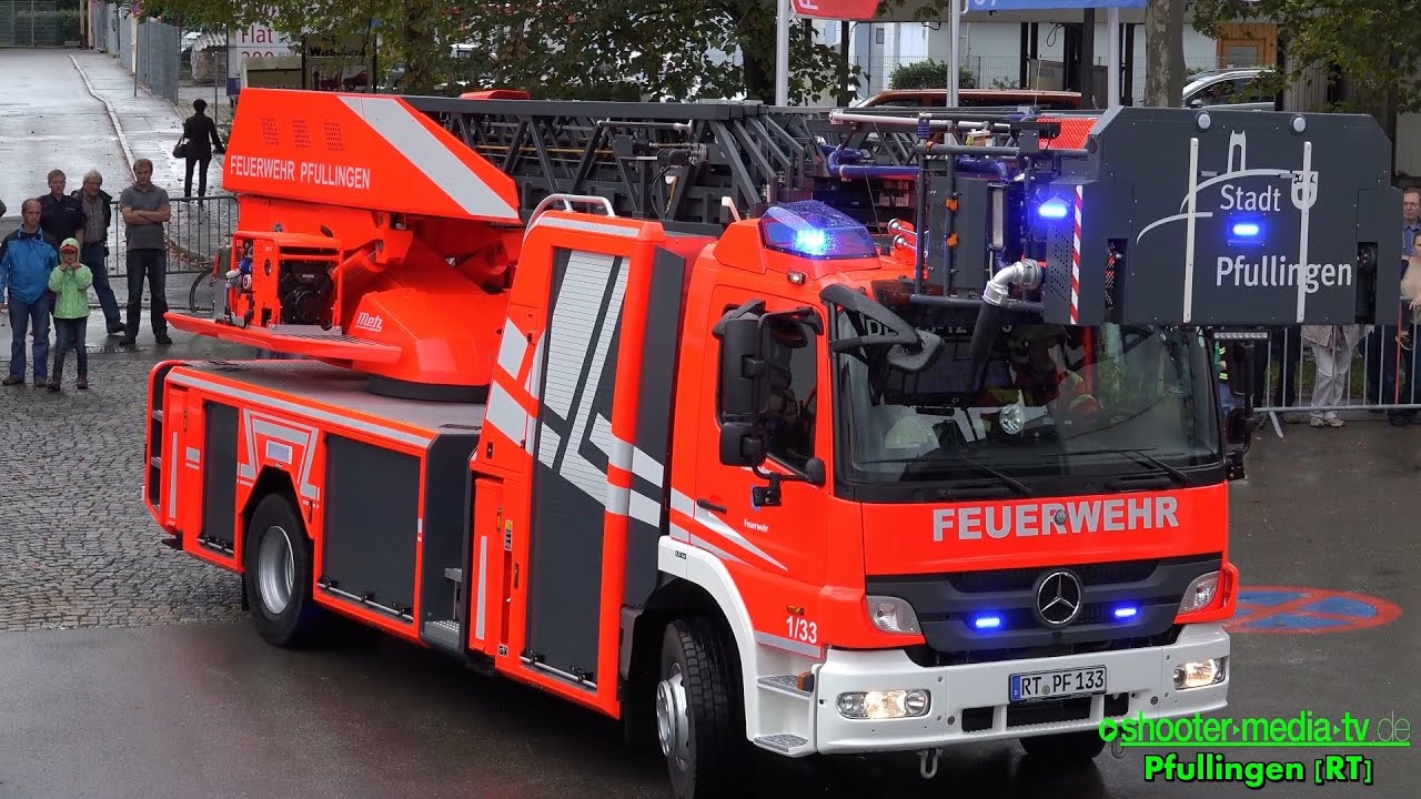 NEUE DREHLEITER - Feuerwehr Pfullingen | Drehleitergenerationen im Vergleich | [NEUE TECHNIK] - [F]