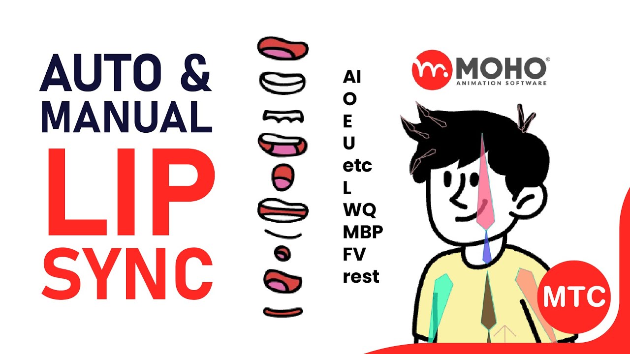 Auto Lip Sync and Manual Lip Sync in Moho Animation Studio Tutorial