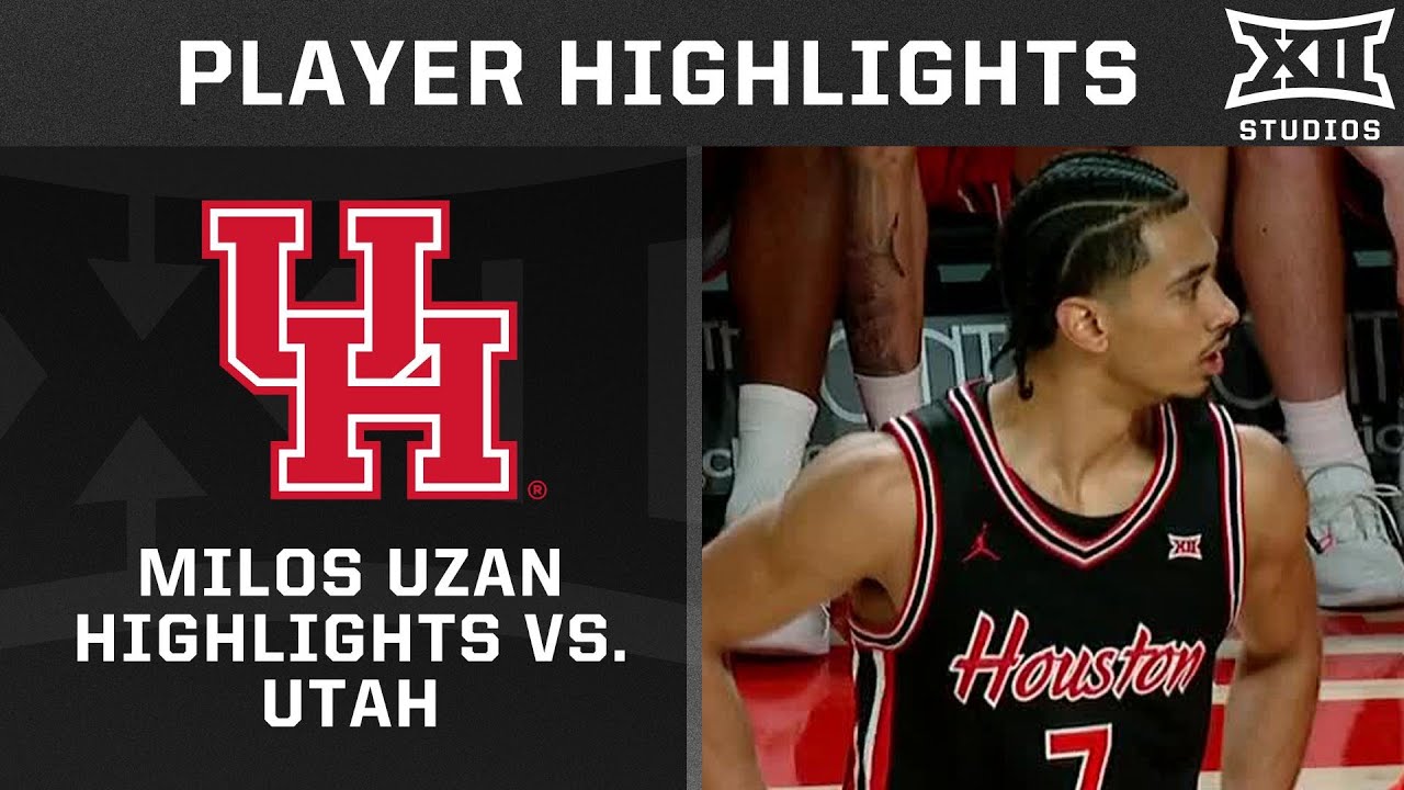 Milos Uzan Highlights vs. Utah