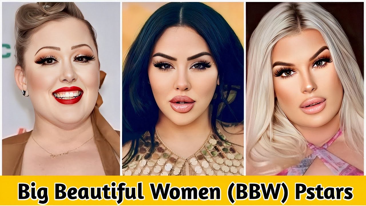 Супер потрясающие большие и красивые женщины (BBW) Prnstars ❤️