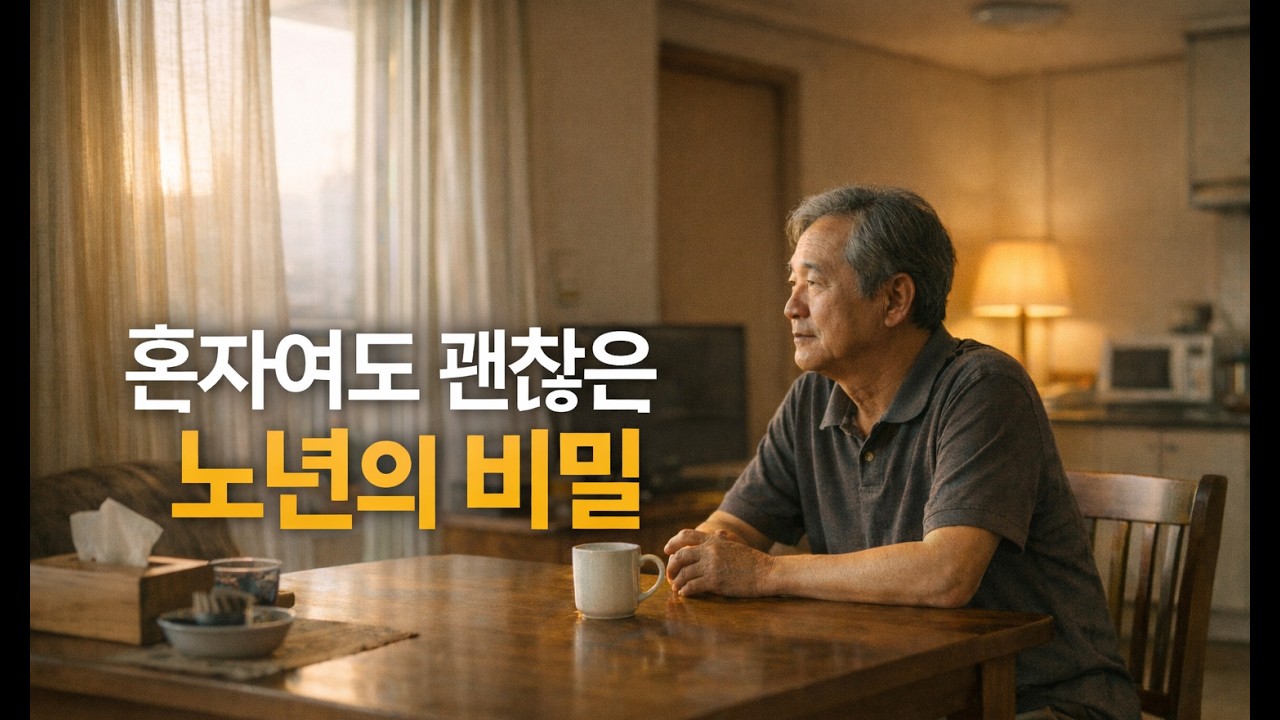 혼자 살아도 외롭지 않은 노인의 특징 4가지