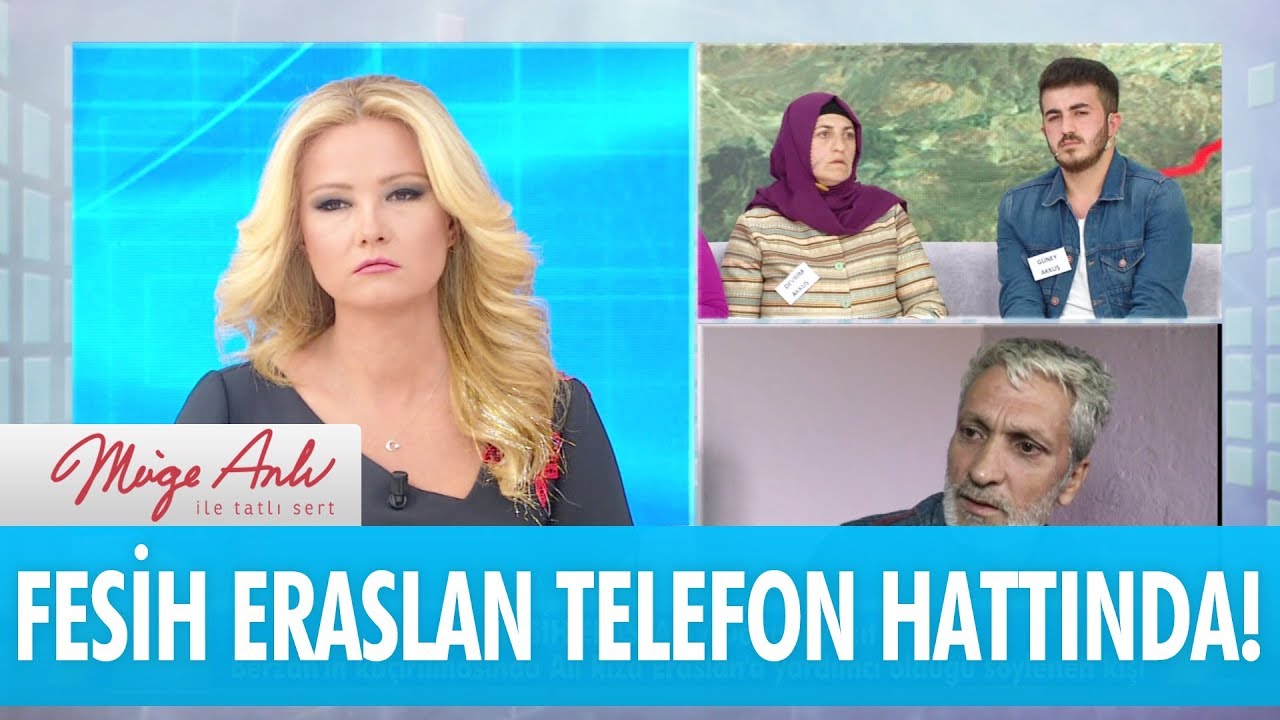 Fesih Eraslan telefon hattında! - Müge Anlı İle Tatlı Sert 2 Mayıs 2018