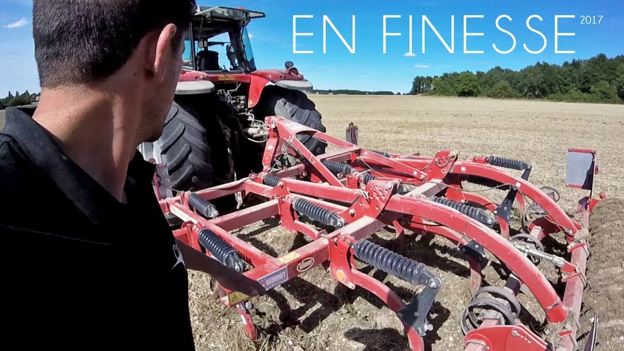 Conditions idéales pour le chisel et les semis de colza - 2017
