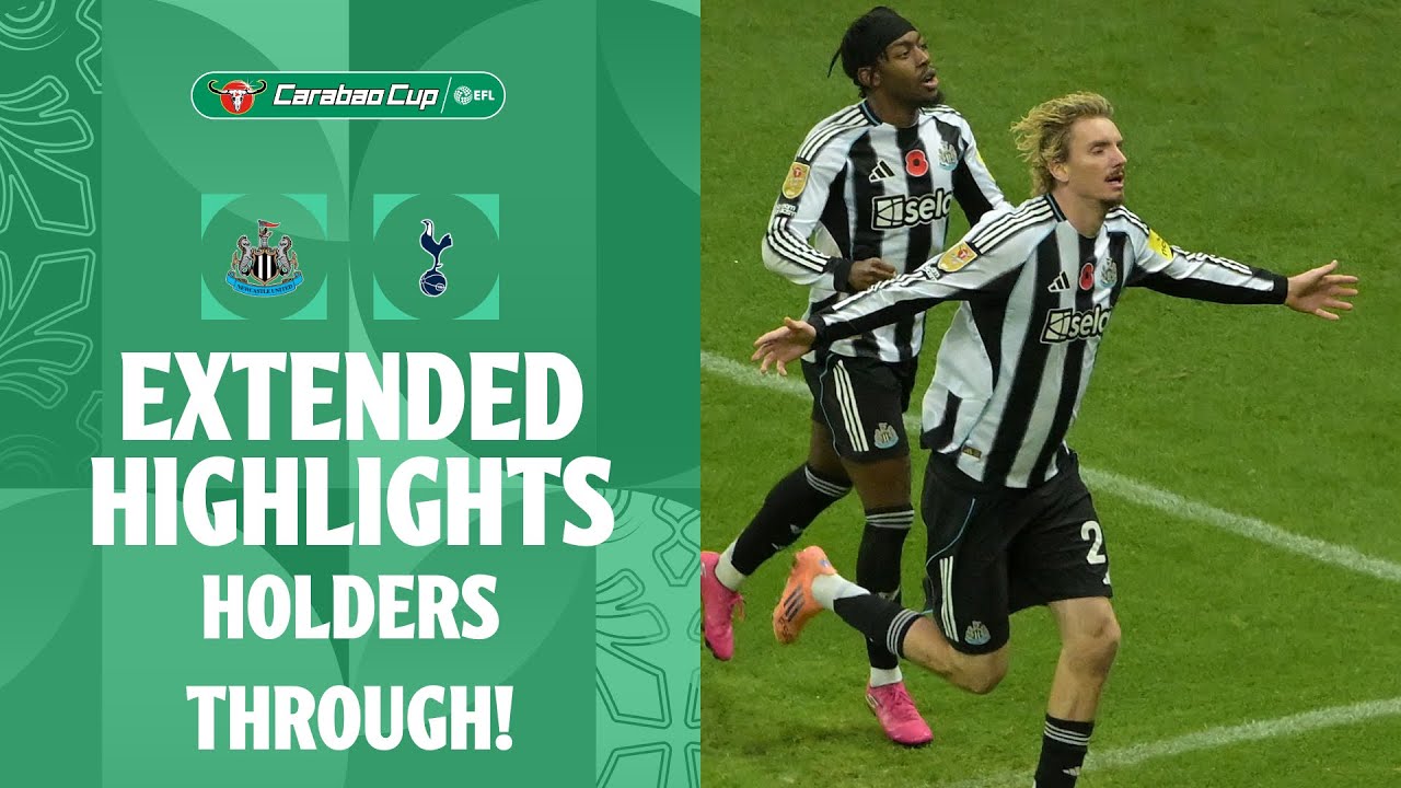 HOLDERS INTO THE HAT! | Newcastle United v Tottenham Hotspur Extended Highlights