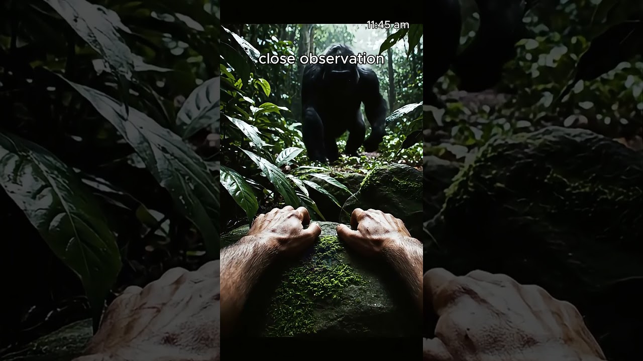 POV you are an ape in 300,000 BC #ai #ape #bc