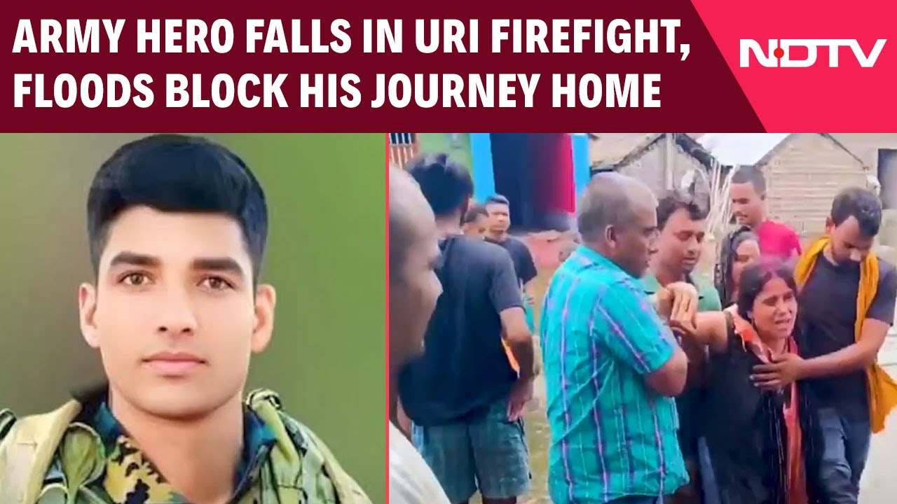 Indian Army News | Army Hero Falls In Uri Firefight, Floods Block His Journey Home
