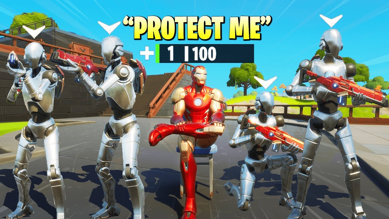 Fortnite Except We Can Only Use STARK ROBOTS
