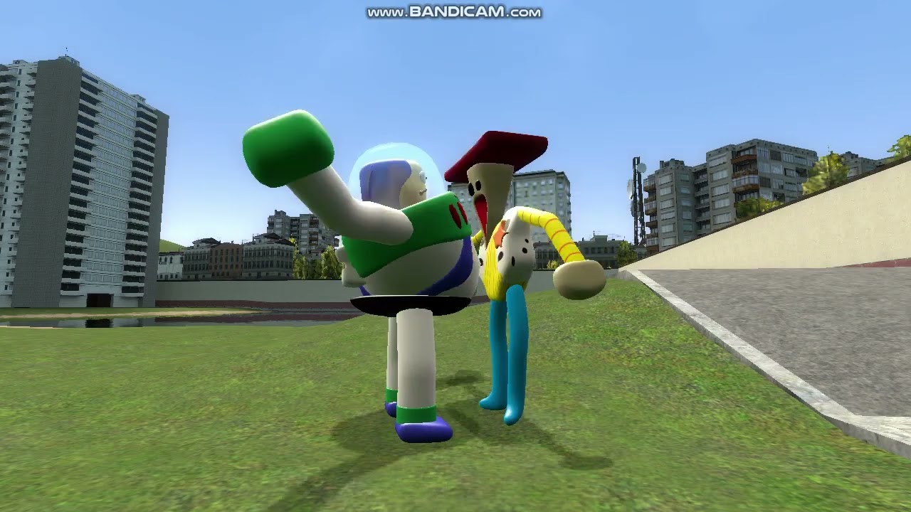 Buzz vs woody in gmod
