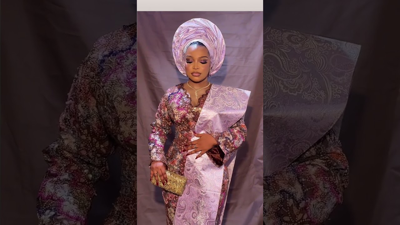Brown asoebi lace styles for 2025 #asoebibella #fashion #lacestyles