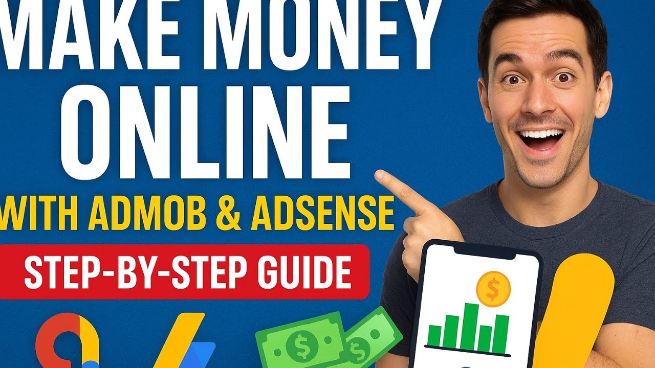Make Money Online with AdMob & AdSense | Step-by-Step Guide for Apps & Games
