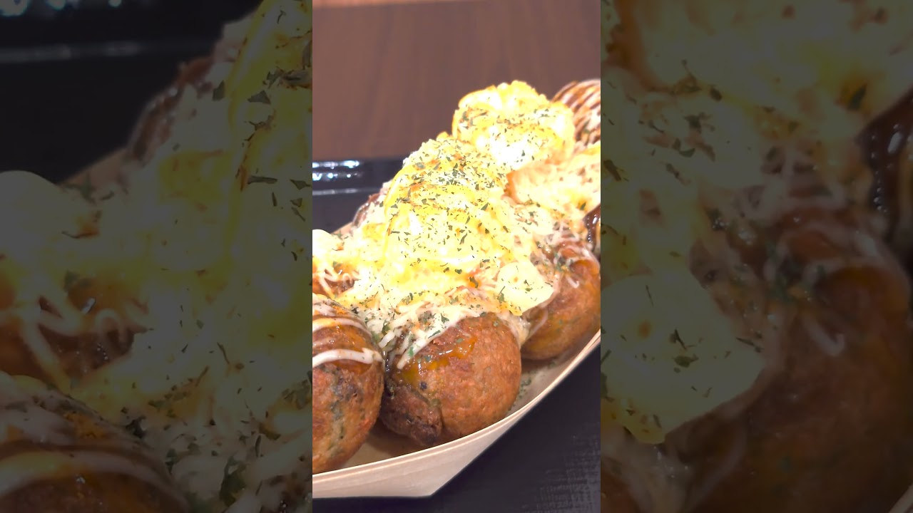 【 チーズたこ焼き 】 
