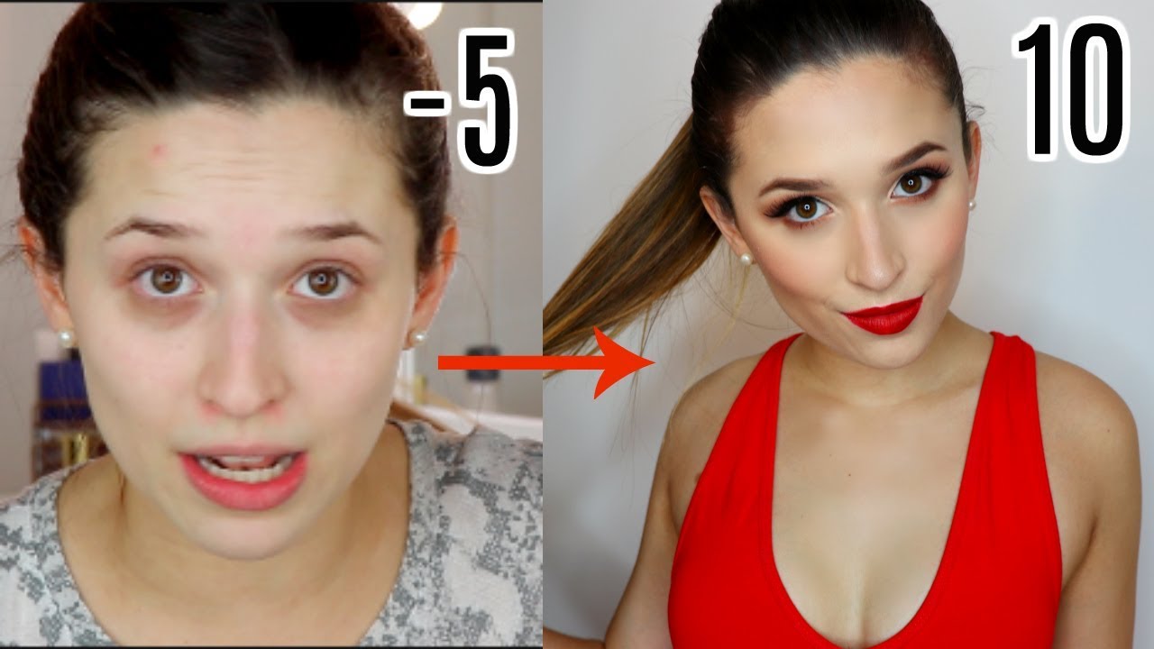 TRANSFORMACIÓN EXTREMA CON MAQUILLAJE Y PEINADO