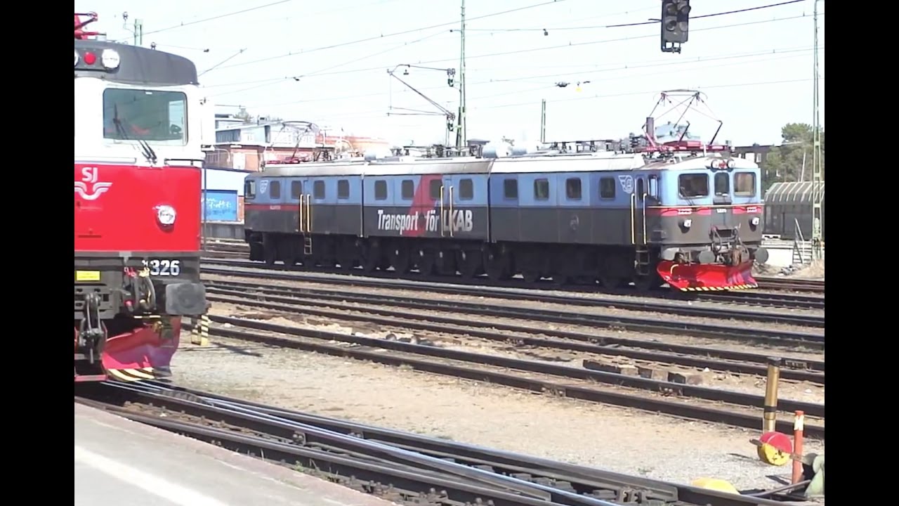 ► Tåg i / Trainspotting in Luleå [16.05.12] (Dm3, Rc2 Triple traction)