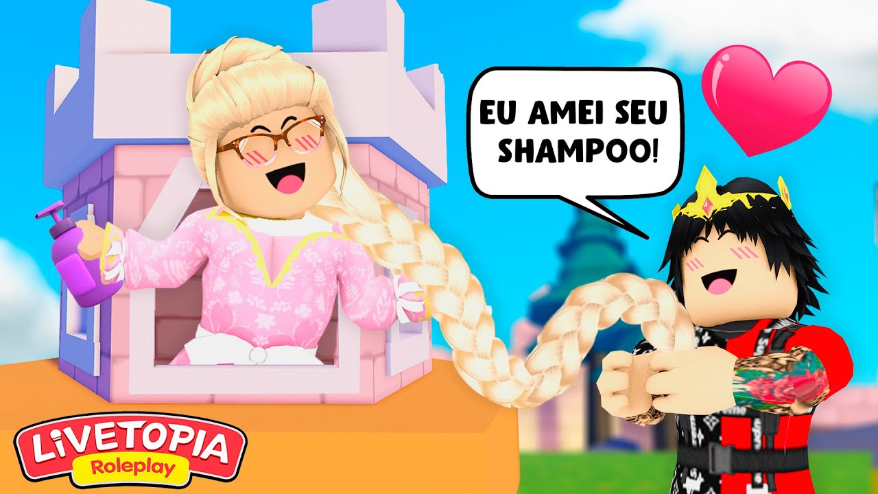 A VOVÓ RAPUNZEL E O PRÍNCIPE MANDRAKE! Historinha Livetopia RP - ROBLOX