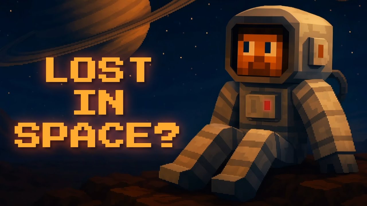Alone in Space? 🪐 | Minecraft Sleep Ambience with Cosmic Sounds
