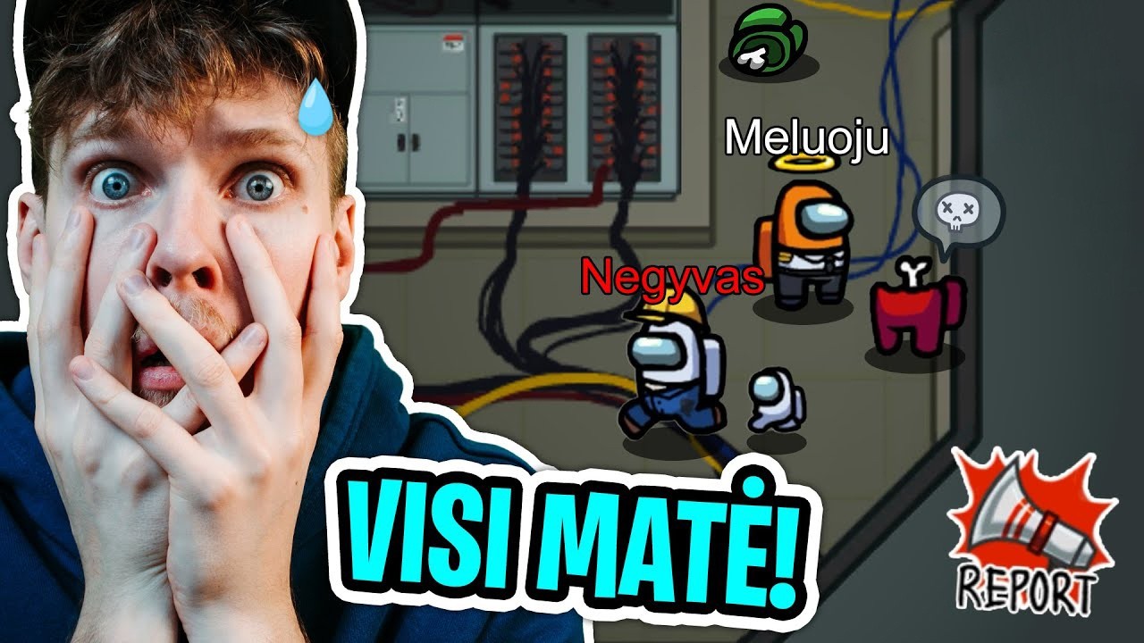 SUVERČIAU VISĄ KALTĘ DRAUGUI 🤣 Among Us su žiūrovais | @Twisteris , @NedolerisV0X   ​
