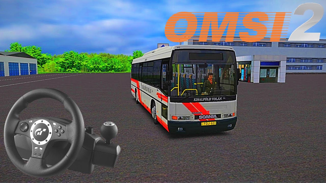 Omsi 2| Ikarus Eag 395 Scania Engine [steering wheel gameplay]