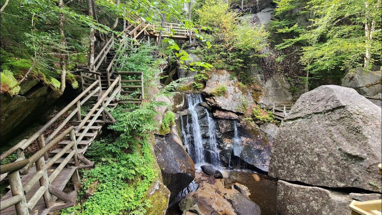 #4 NH Hidden Gems 🌲 Flume Gorge, Woodstock & Lost River | Cinematic Travel Vlog