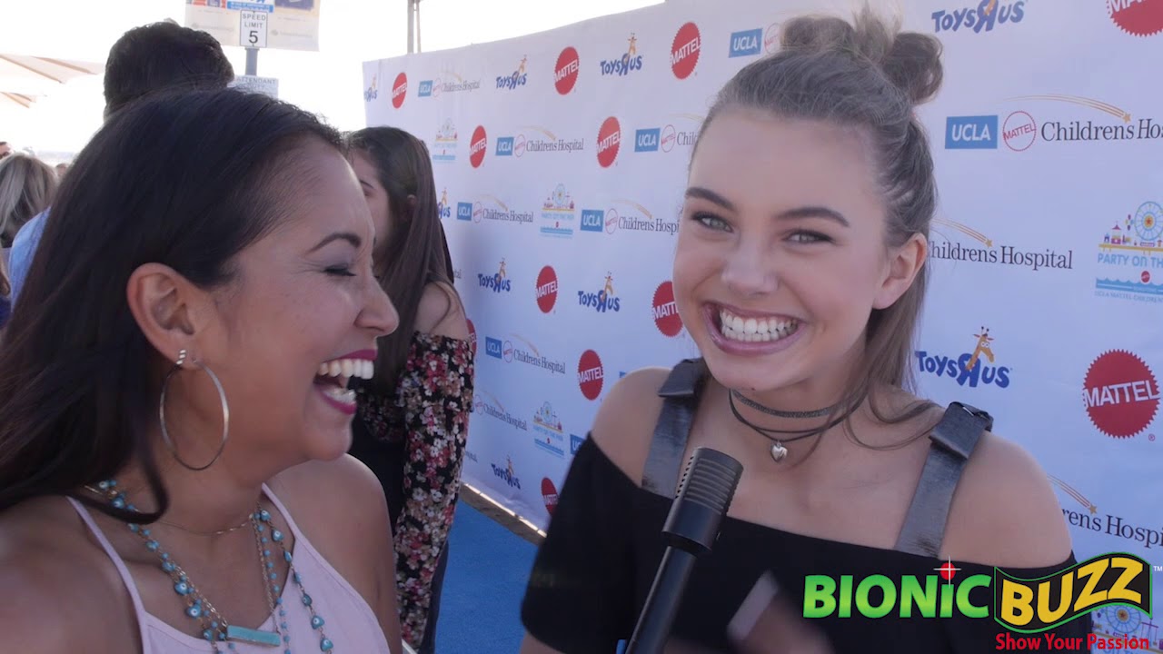 Caitlin Carmichael Interview at Party on the Pier
