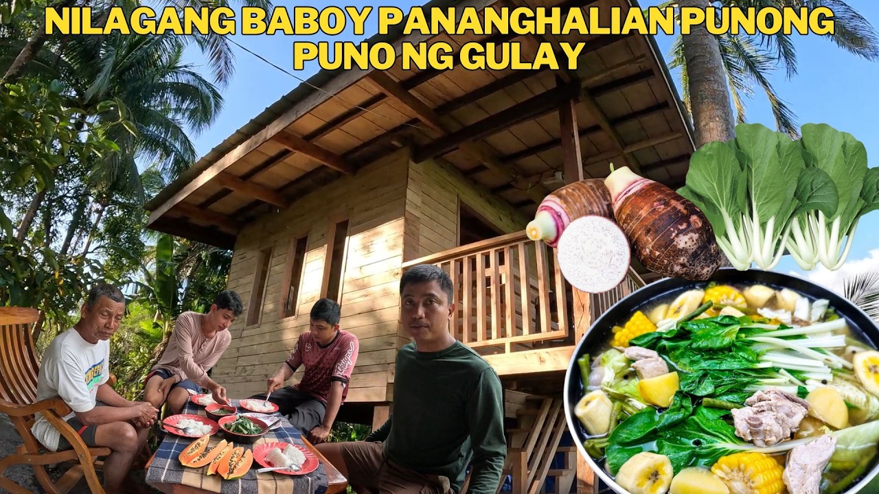 SARAP KUMAEN NG SALO SALO NAPAPAKAEN NG MADAMI KASAMA SINA TATAY AT UTOL @bomboyvlogs3518