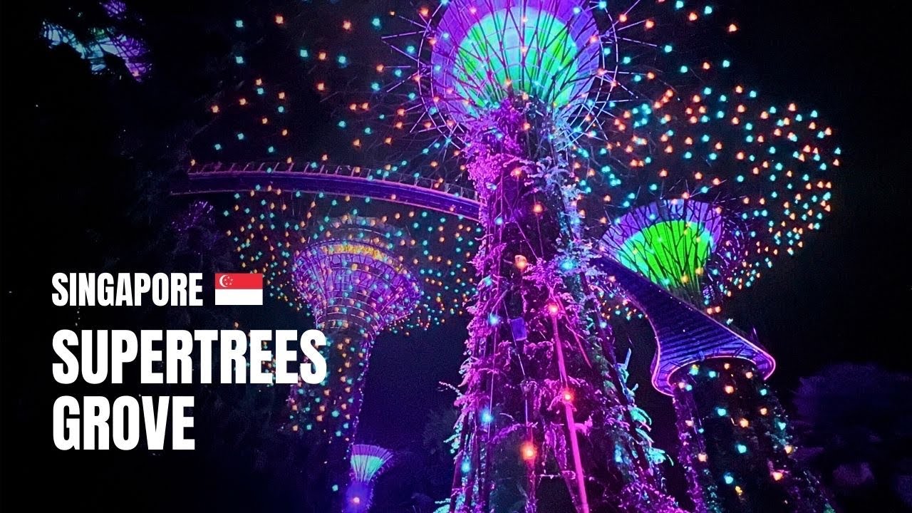 🇸🇬 [4K HDR] Singapore's Supertrees Grove at Gardens by the Bay | Full Walking Tour