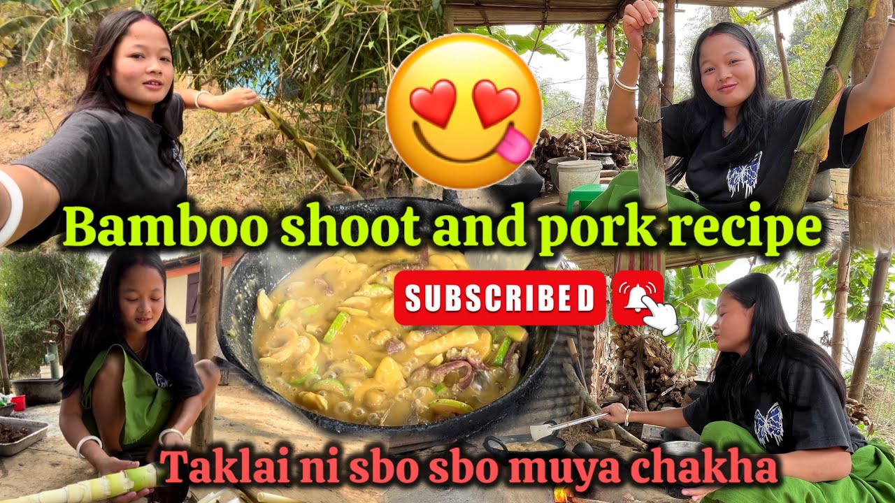 Bamboo shoot and pork recipe 😋