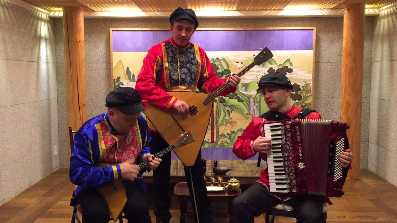 On the hills of Manchuria - На сопках Маньчжурии 아코디언 연주