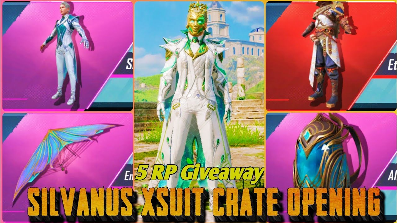 New Silvanus X Suit Crate Opening | Silvanus X Suit Spin BGMI | New X-suit Crate Opening BGMI/Pubg