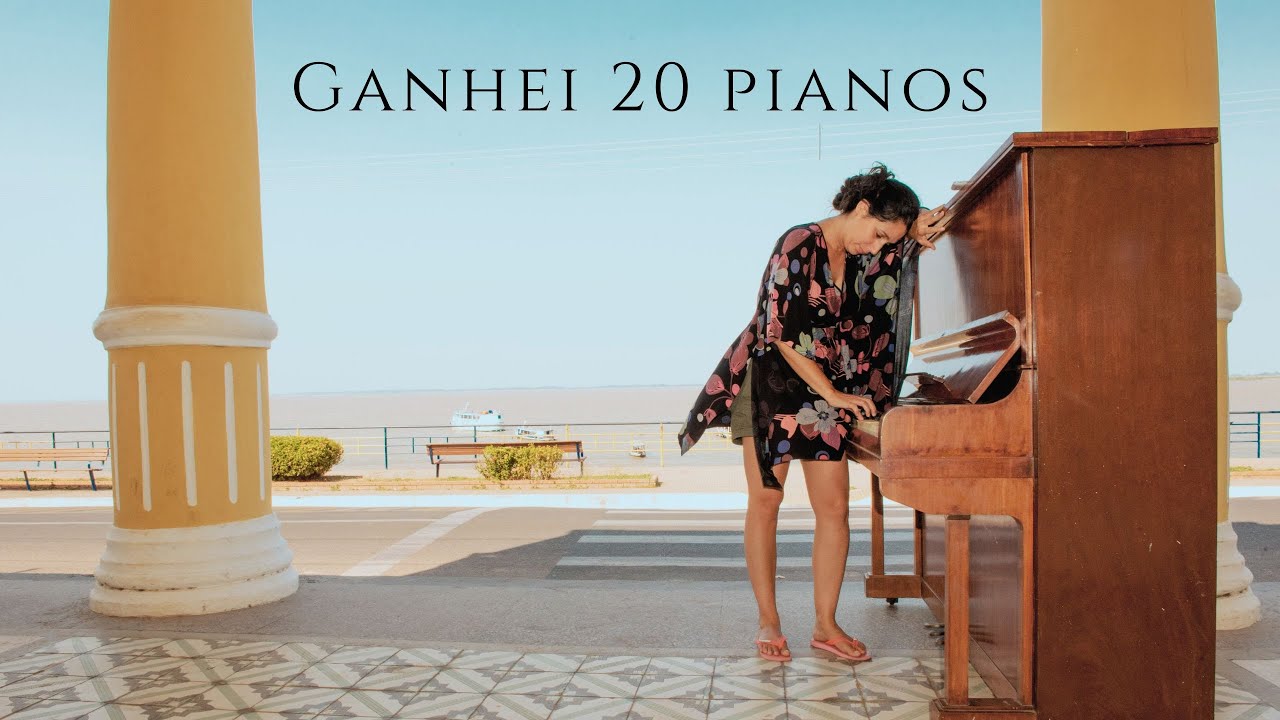 Ganhei 20 pianos para levar para Amazônia