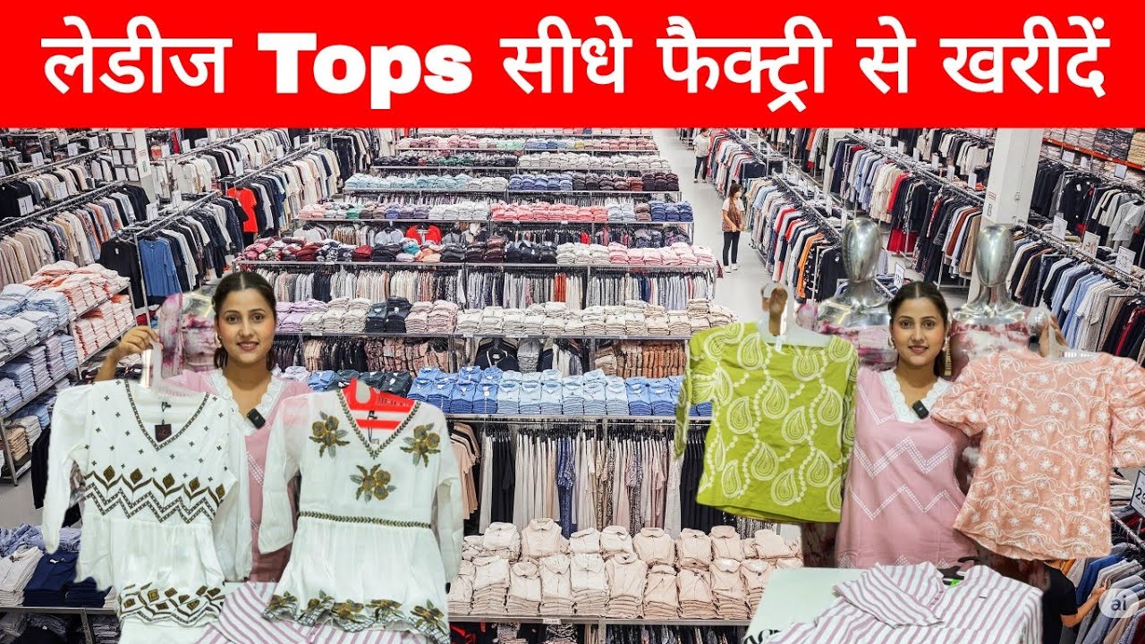 Ladies tops manufacturer in delhi | Ladies top wholesale market in delhi gandhinagar