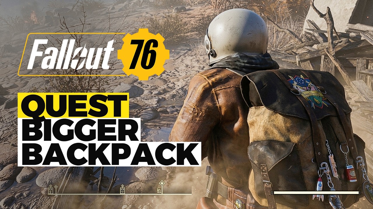 Fallout 76 - How to Get Bigger Backpack | The Order of the Tadpole Quest