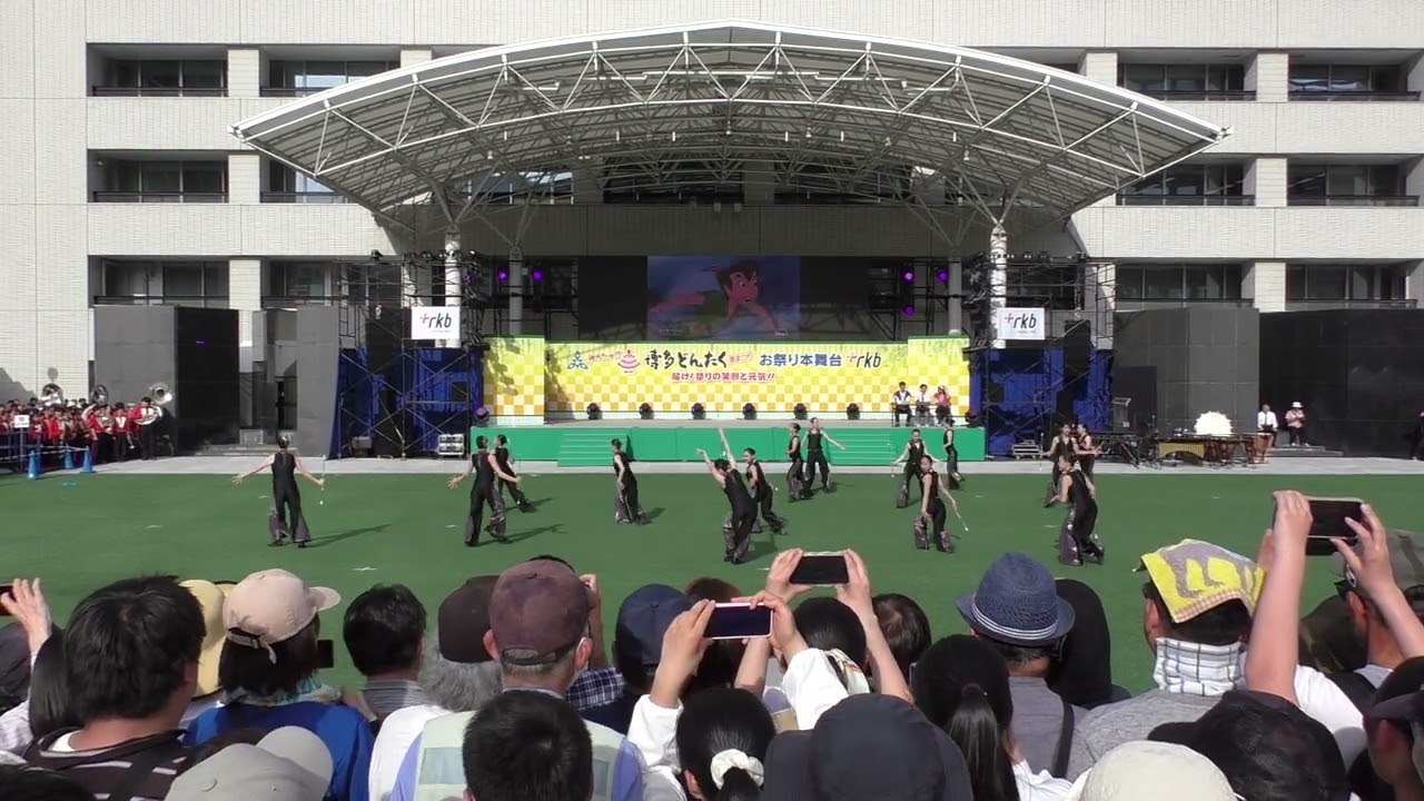 どんたく2024　バトントワリング　福岡ファイヤーバードバトンチーム