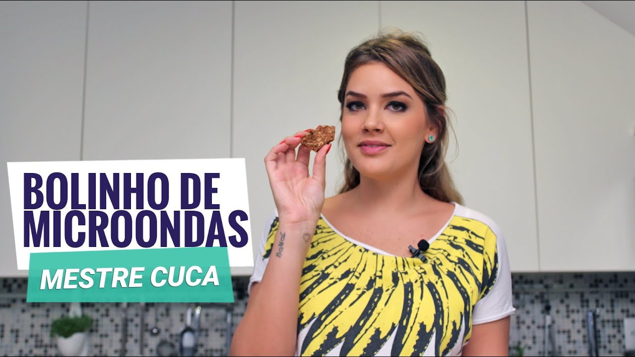 BOLINHO FIT DE BANANA no MICROONDAS