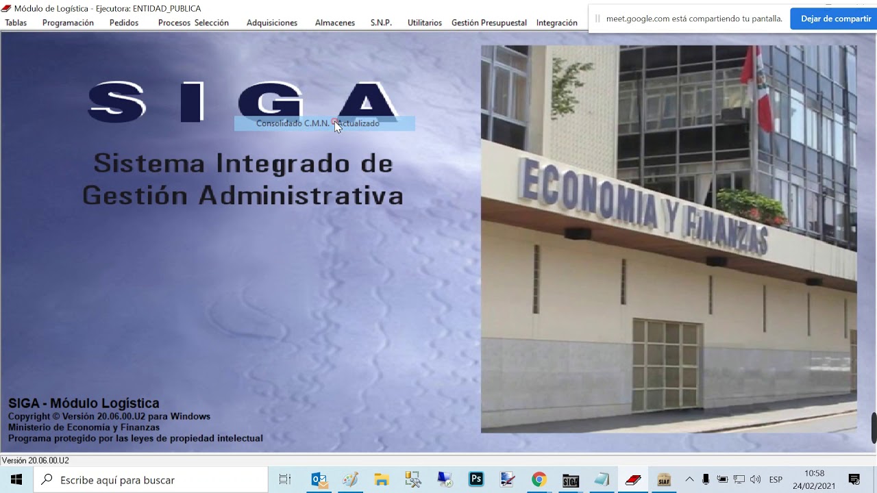 AMPLIACION DE ORDENES EN EL SIGA MEF