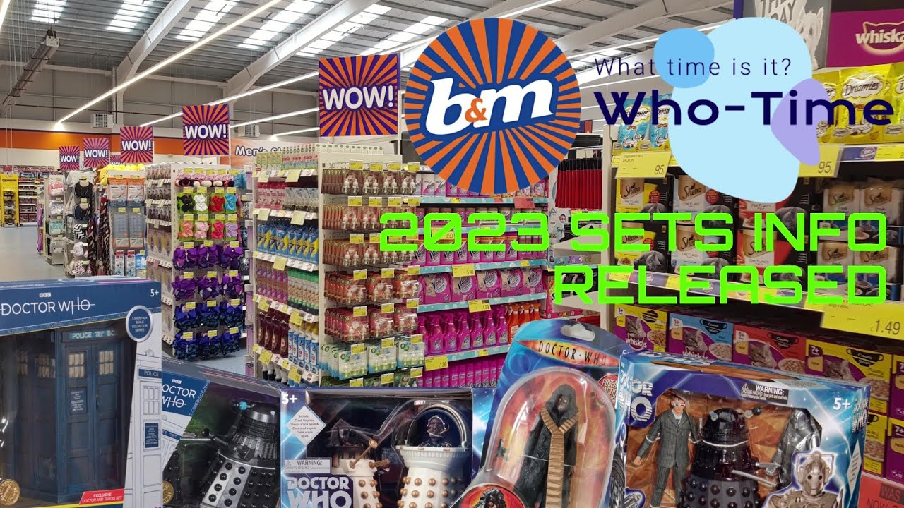 DOCTOR WHO 2023 B&M SETS INFO REVEALED - SET NAMES, DUE DATES, CASE SIZES, PRODUCT CODES & MORE!