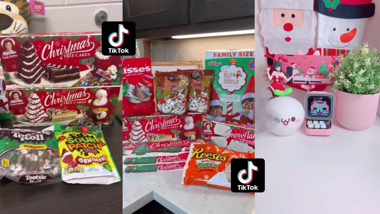 Christmas Snacks Restock🎄 ASMR TikTok Compilation | Bubbles Asmr 🧼