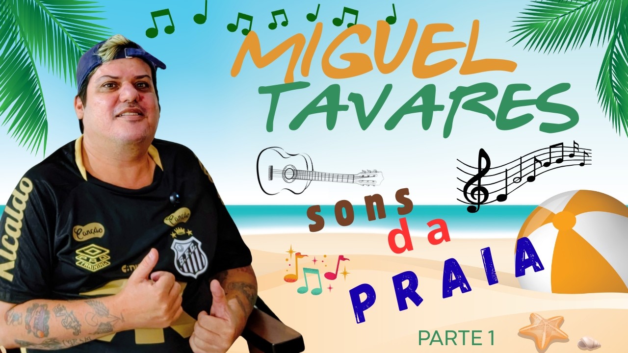 Podcast com Miguel Tavares do Canal Sons da Praia de Caraguatatuba.