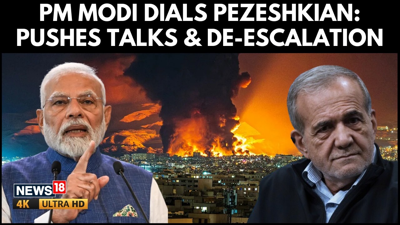 PM Modi Calls Iran President After U.S. Strikes; India Urges De-Escalation, Peace | 4K