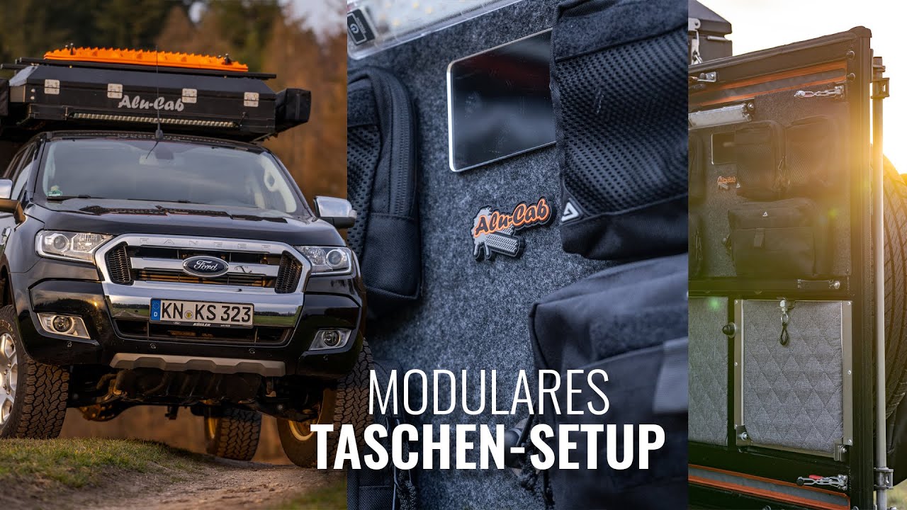 Alu-Cab Canopy Camper | Hecktüre Isolieren und modulares Taschen Setup! // Delta Bags //