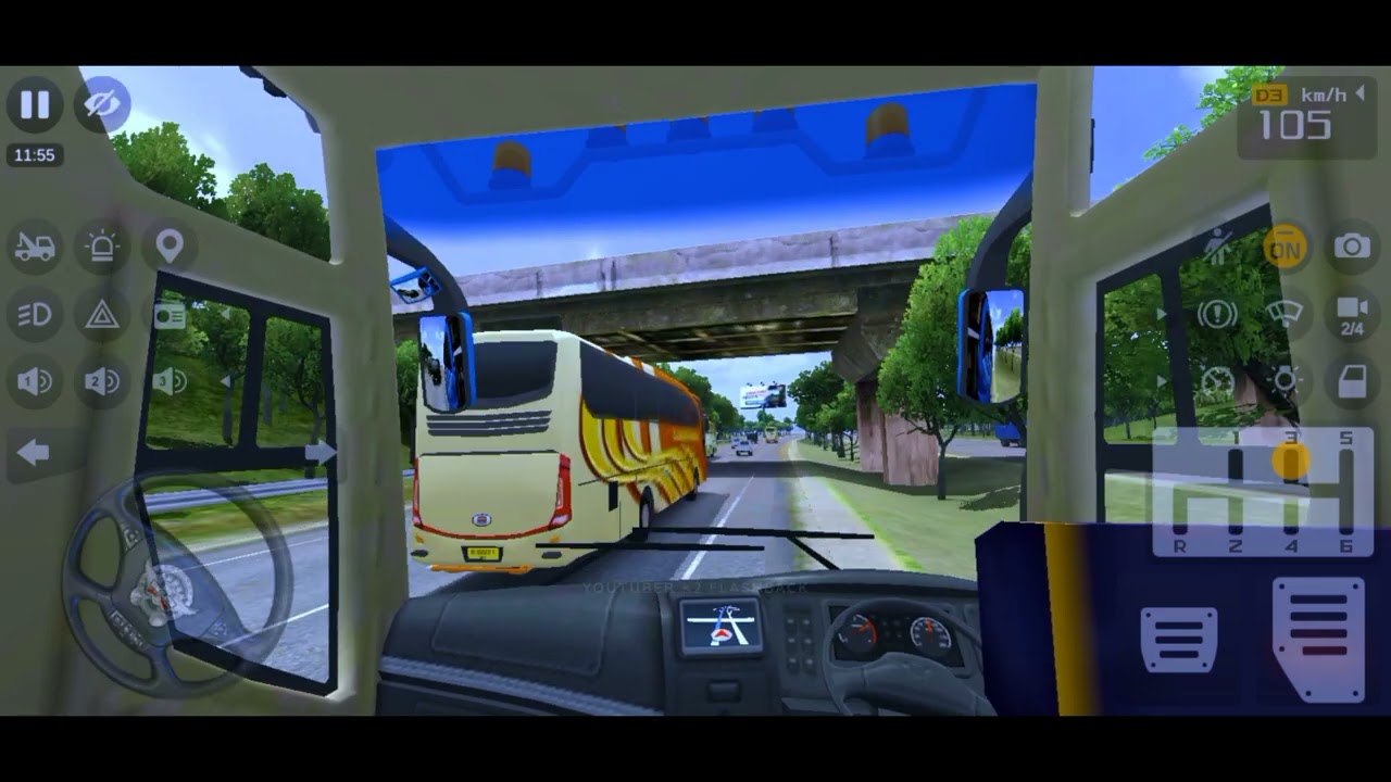 Today, I AM Driving AC52 WBTC Bus On Busy Highway - New Update - BUSSID - 95 Episode - Part 2 - HD