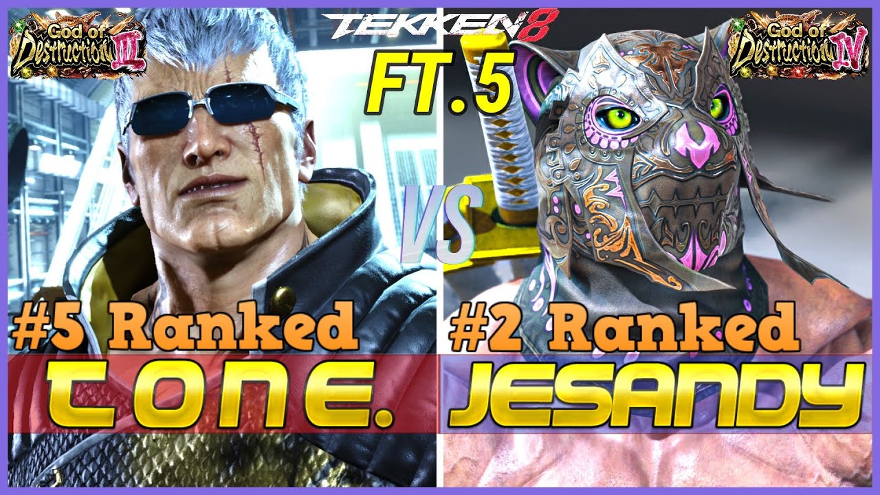 T8 ▰ HIDE TONE (#5 Ranked Bryan) Vs JESANDY (#2 Ranked King) ▰ Tekken 8 High Level Gameplay