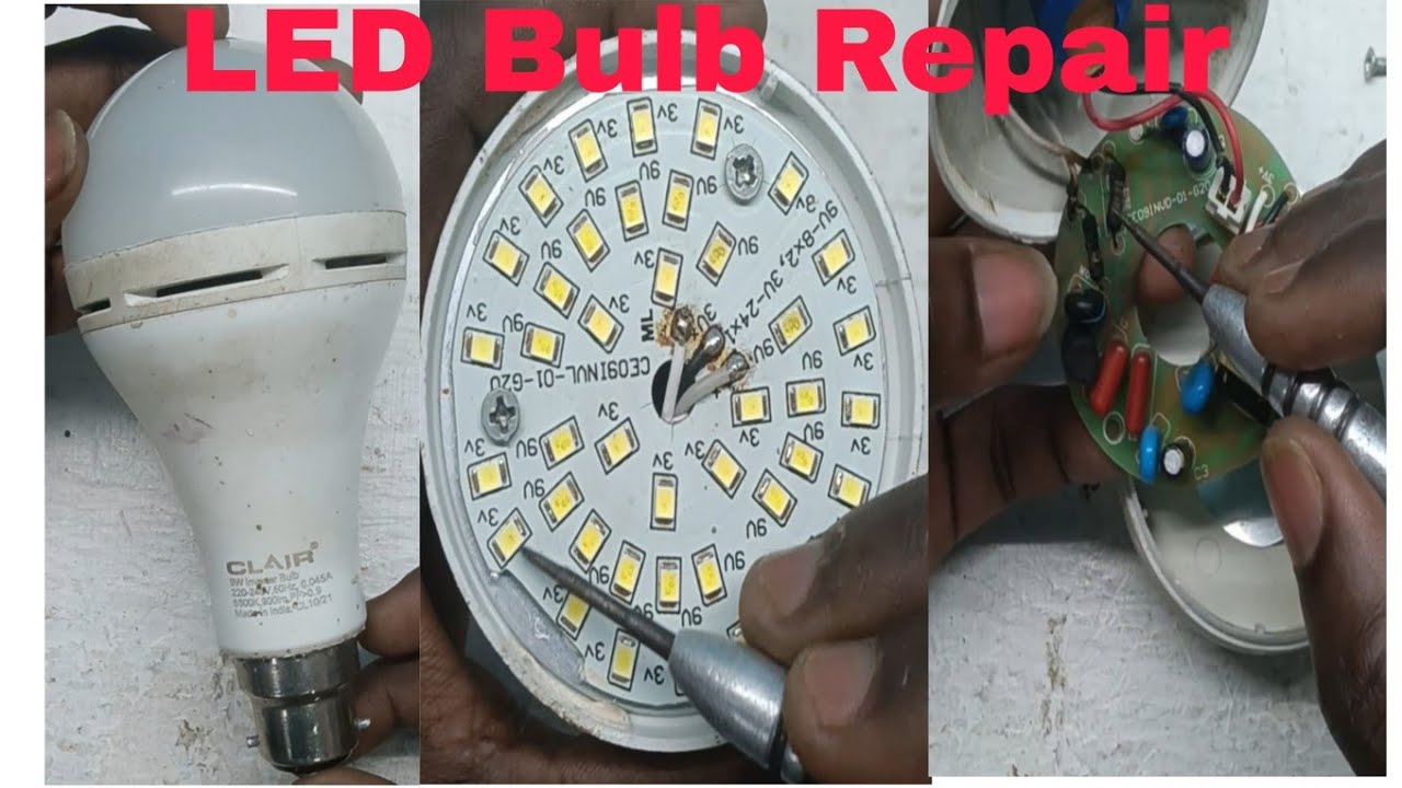 Rechargeable Emergency LED Bulb repair  | 