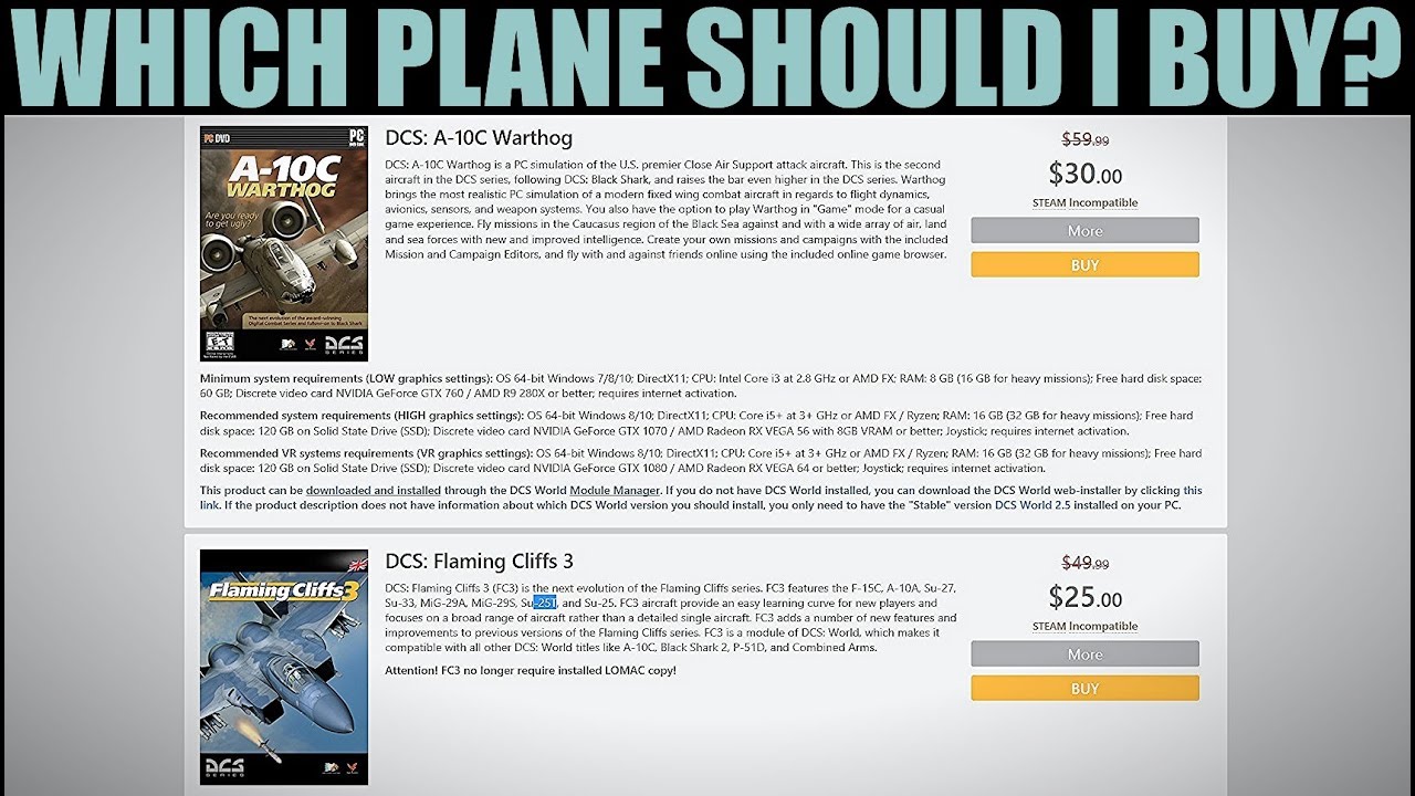 Buyer Guide: I'm New To DCS World, What Should I Buy First?