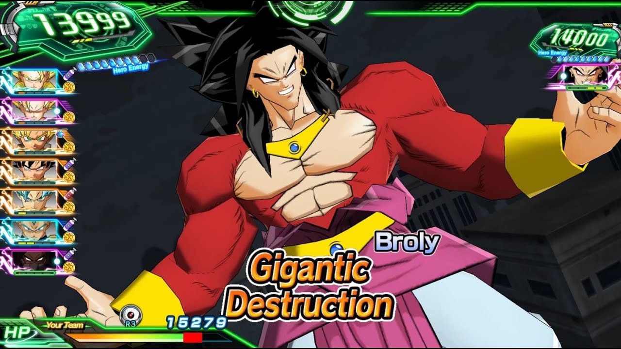 CH3/Chapter 4: Broly SSJ4 Boss Mission Gameplay - SDBH: World Mission