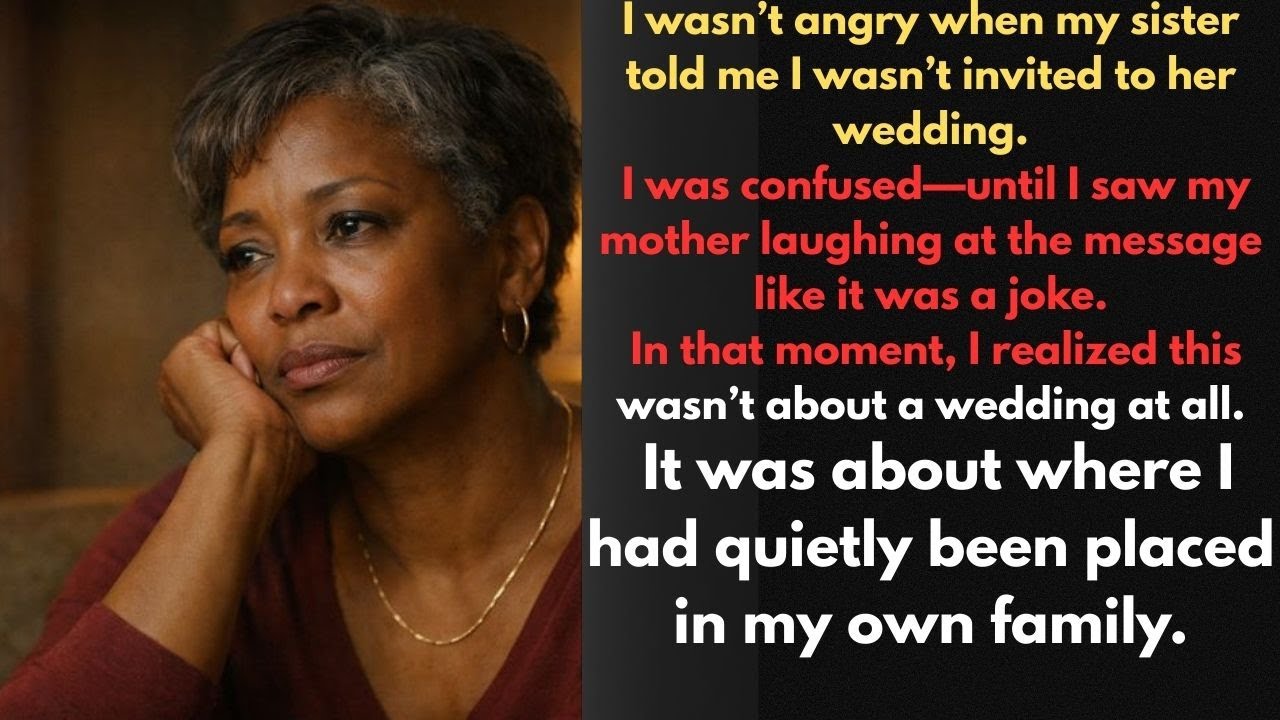 Sister Texted, “You’re Not Invited To The Wedding. It’s A Classy Event.” Mom Reacted With A Laughing