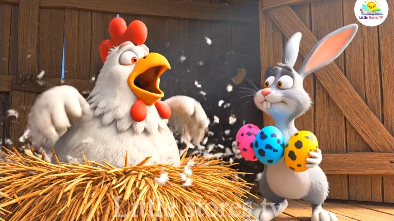  Police Rescue 👮‍♂️Mission,STOP THIEF! Mother😭Hen's Eggs🥚🐣 Stolen by Rabbit |